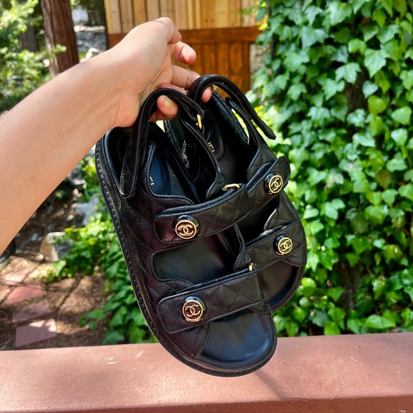 Like new Chanel dad sandals - Picture 1 of 5